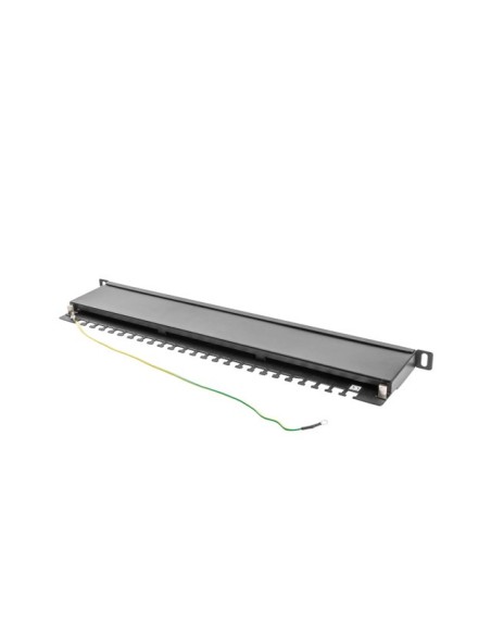 Patch panel 24-portowy 0.5U Kat.6 UTP z organizerem | Osprzęt sieciowy | ODEL.PL