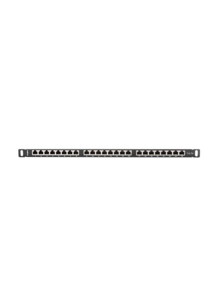 Patch panel 24-portowy 0.5U Kat.6 UTP z organizerem | Osprzęt sieciowy | ODEL.PL
