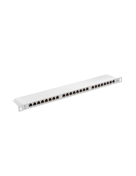 Patch panel 24-portowy 1U Kat.5e UTP czarny | Osprzęt sieciowy | ODEL.PL