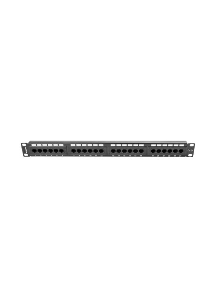 Patch panel 24-portowy 1U Kat.5e UTP szary | Osprzęt sieciowy | ODEL.PL