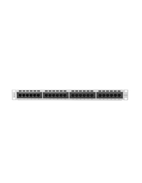Patch panel ekranowany 24-portowy 1U Kat.5e FTP czarny | Osprzęt sieciowy | ODEL.PL