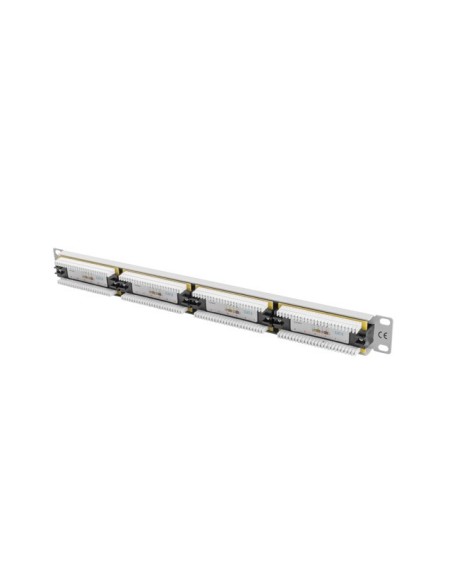 Patch panel ekranowany 24-portowy 1U Kat.6 FTP czarny | Osprzęt sieciowy | ODEL.PL