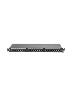 Patch panel ekranowany 24-portowy 1U Kat.6 FTP szary | Osprzęt sieciowy | ODEL.PL 2