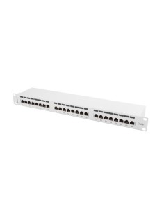 Patch panel 48-portowy 1U Kat.5e UTP czarny | Osprzęt sieciowy | ODEL.PL 2
