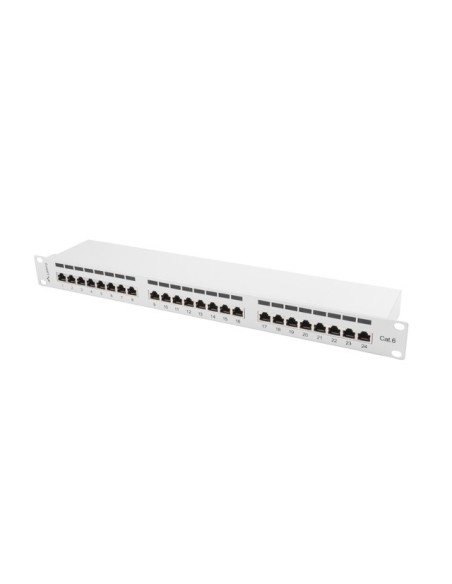 Patch panel 48-portowy 1U Kat.5e UTP czarny | Osprzęt sieciowy | ODEL.PL