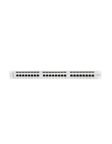 Patch panel 48-portowy 1U Kat.5e UTP czarny | Osprzęt sieciowy | ODEL.PL