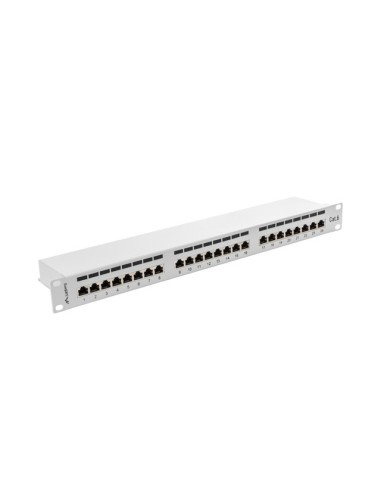 Patch panel 48-portowy 1U Kat.5e UTP czarny | Osprzęt sieciowy | ODEL.PL