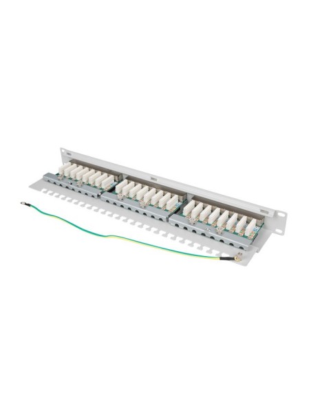 Patch panel 48-portowy 1U Kat.5e UTP czarny | Osprzęt sieciowy | ODEL.PL