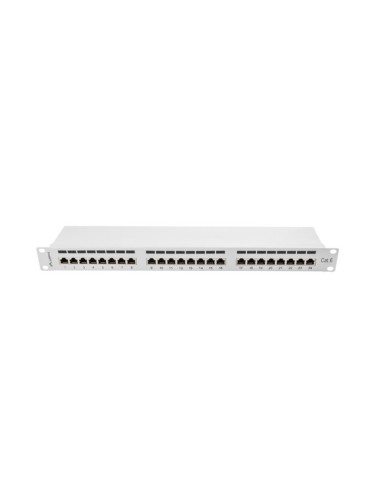 Patch panel 48-portowy 1U Kat.5e UTP czarny | Osprzęt sieciowy | ODEL.PL