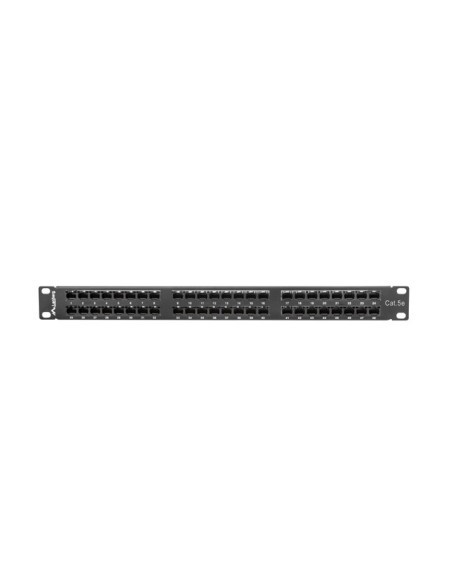 Patch panel 48-portowy 1U Kat.5e UTP szary | Osprzęt sieciowy | ODEL.PL
