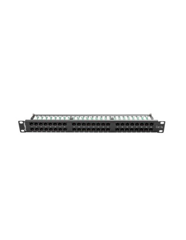 Patch panel 48-portowy 1U Kat.5e UTP szary | Osprzęt sieciowy | ODEL.PL