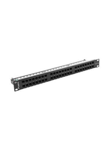 Patch panel 48-portowy 1U Kat.5e UTP szary | Osprzęt sieciowy | ODEL.PL