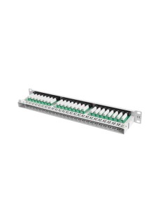 Patch panel 48-portowy 1U Kat.6 UTP czarny | Osprzęt sieciowy | ODEL.PL