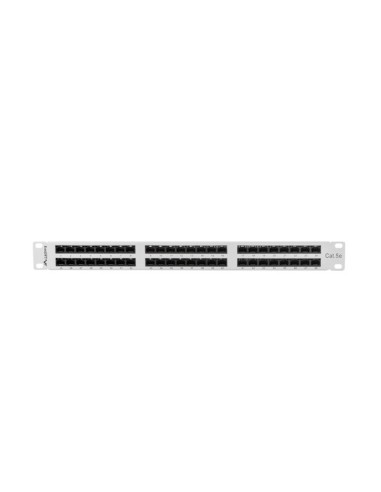 Patch panel 48-portowy 1U Kat.6 UTP czarny | Osprzęt sieciowy | ODEL.PL