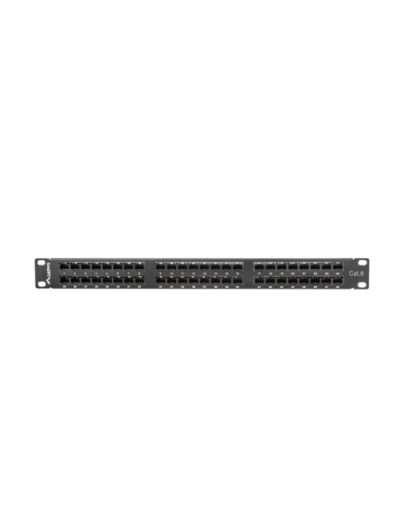 Patch panel 48-portowy 1U Kat.6 UTP szary | Osprzęt sieciowy | ODEL.PL