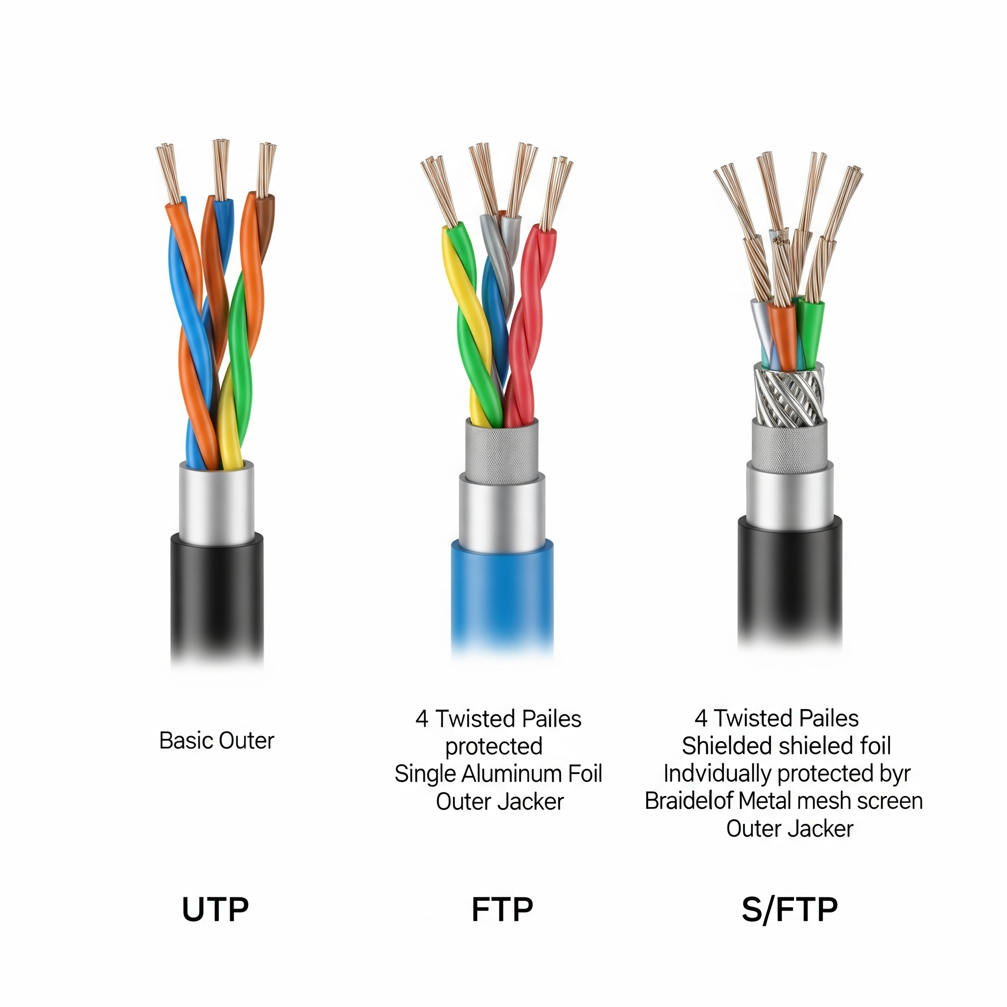 Kabel UTP, FTP, S/FTP – co oznaczają te skróty i jaki kabel jest Ci potrzebny? 